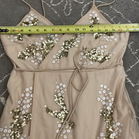 New Altar’d State sequin wrap mini dress - Picture 17 of 17